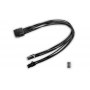 Deepcool | PSU Extension Cable | DP-EC300-PCI-E-BK | Black | 345 x 26 x 17 mm - 4